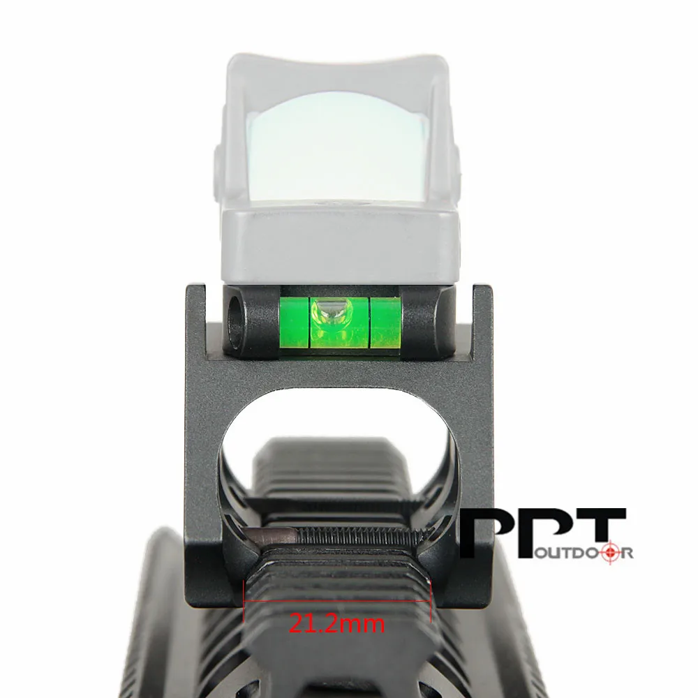 PPT Многофункциональный Red dot стояк крепление прицел 25,4-30 мм кольцо Крепление для Пикатинни для Коллиматорный прицел/T1/T2/DOC PP24-0179