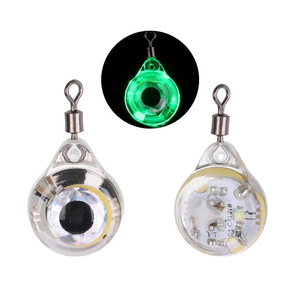 Green Light 1 шт. ночной флуоресцентный рыболовный свет светящийся светодиодный подводный ночной приманка для привлечения рыбы биты-аксессуары инструменты - Цвет: Green Light