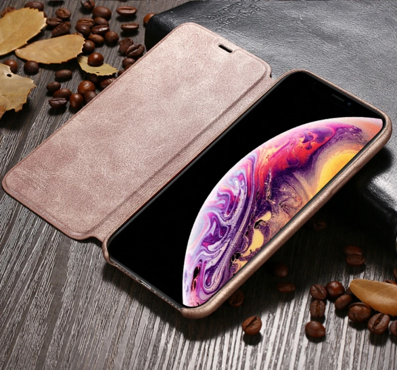 X-Level Роскошный кожаный флип-чехол для iPhone 11 Pro Max XS XR X винтажный Гибридный Тонкий чехол для бумажника для iPhone 8 7 6S+ Coque