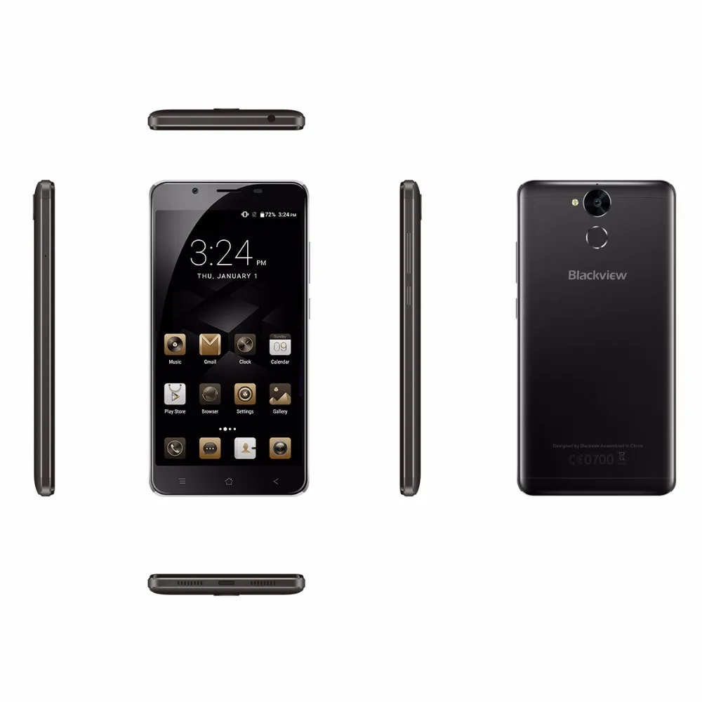 Оригинал Blackview P2 Lite мобильного телефона MTK6753 Octa core 3 ГБ Оперативная память 32