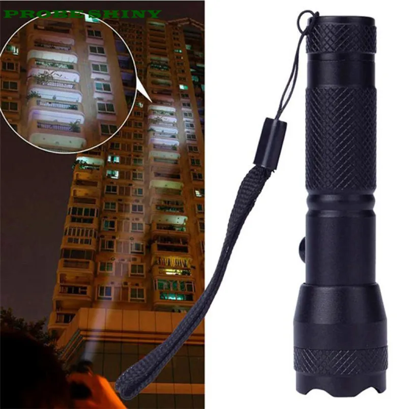 Чипы XPE R3 LED 1200 люменов лампа зажим мини ручка фонарик AA Бесплатная доставка #