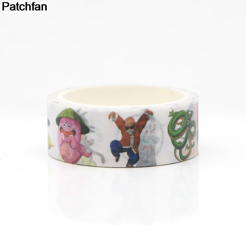 Patchfan мультфильм Dragon Ball DIY подарок Скрапбукинг клейкая бумага Васи маскирующая Лента печатная шаблонная Наклейка A1956
