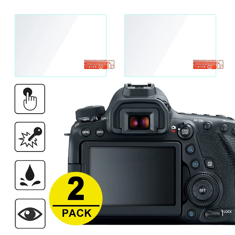 Закаленное защитное стекло для Canon EOS 6D 7D Mark II 5D IV III 5D4 5D3 5DS 5DSR 1Dx 1Dc 100D 200D 250D|Защита