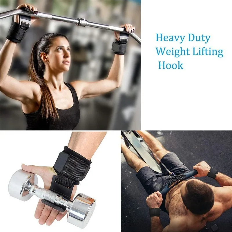 Весовые подъемные крюки для потяжки Deadlift улучшают ручной захват задержки дома
