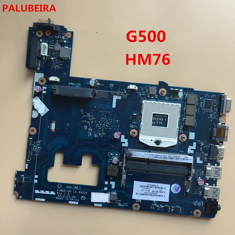 PALUBEIRA Бесплатная доставка LA 9632P для Lenovo G500 материнская плата ноутбука HM76 PGA989 VIWGP/GR