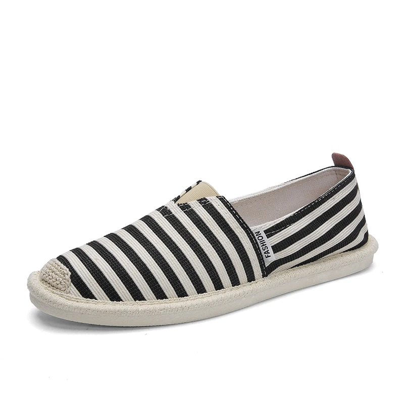 2019 New Men Casual Shoes Loafers Slip on Breathable Hemp Men's Zapatos Hombre Sapatos Fashion Male Sneaker Cheap | Обувь
