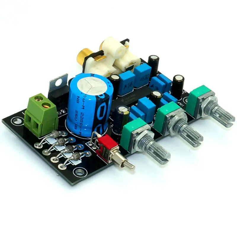Сборная Плата усилителя LM1036 с тройной регулировкой басов|Усилители мощности| |