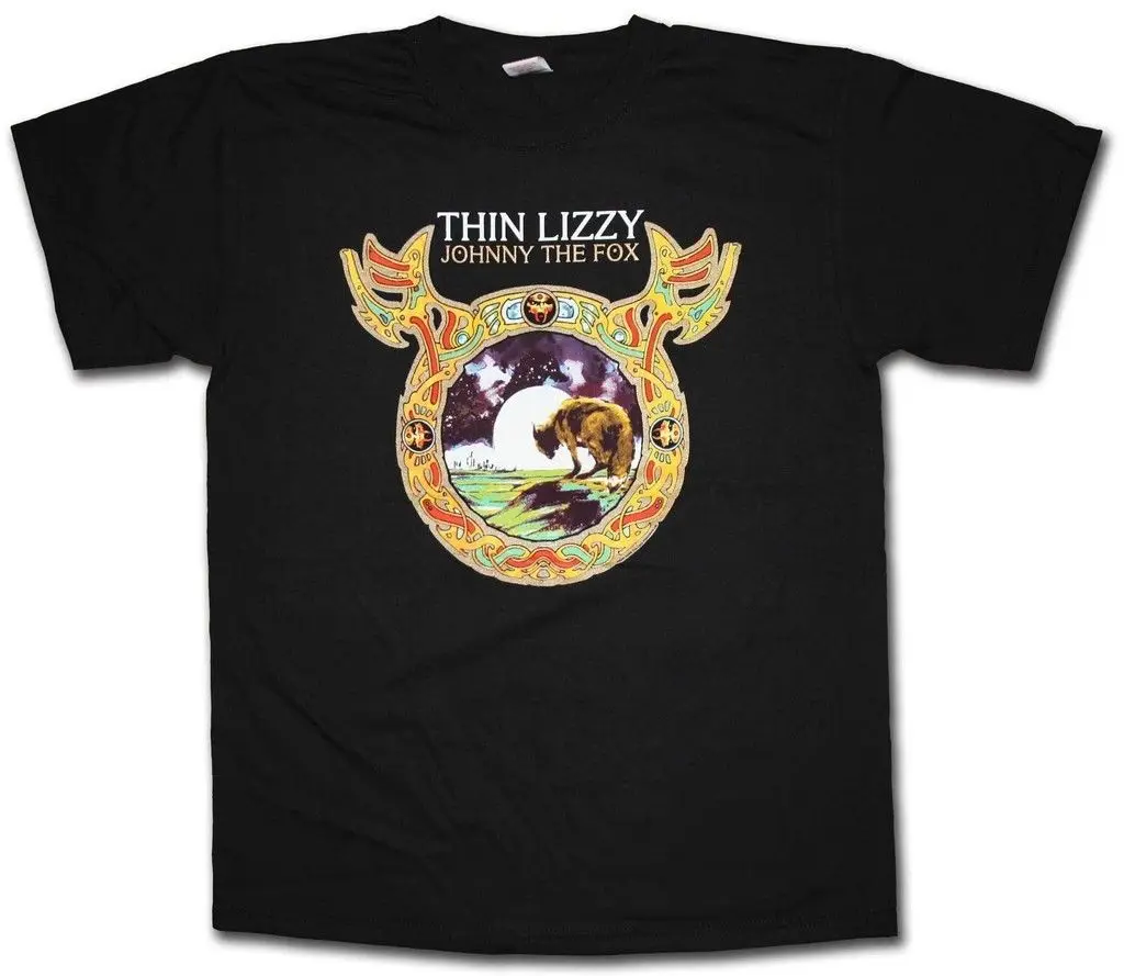 Тонкая футболка Lizzy Jonny The Fox 100% официальная летняя с круглым вырезом бесплатная