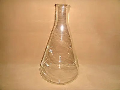 2000 мл стеклянная колба Erlenmeyer GG3.3 лабораторная лампа с прямой шеей | Канцтовары для