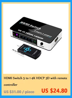 Perlinta HDMI коммутатора, 3 Порты и разъёмы 4 К* 2 К коммутатор Splitter Box Ultra HD для DVD HDTV XBOX PS3 PS4
