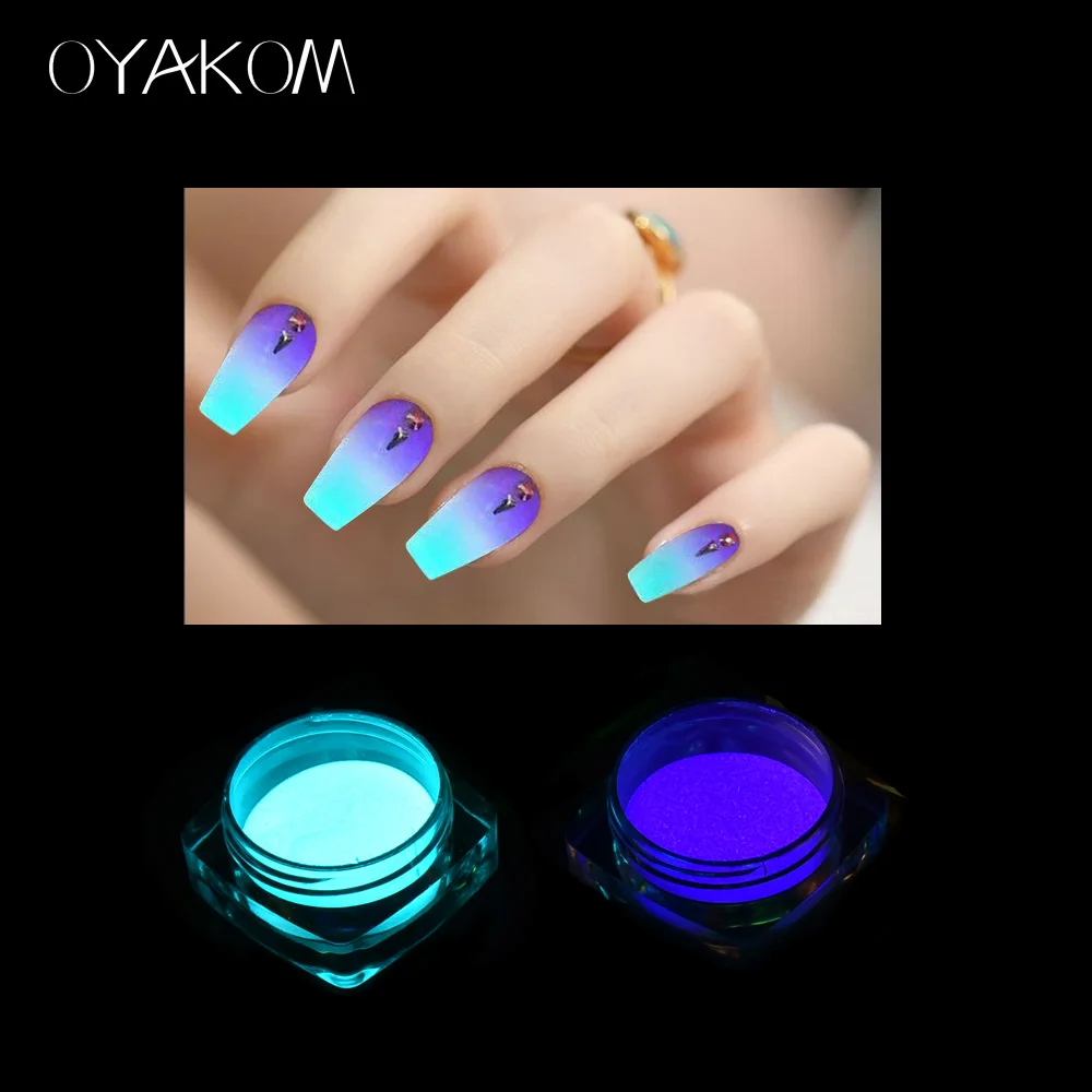 OYAKOM 1 шт./кор. набор блесток для ногтей косметическая пудра Световой Блеск