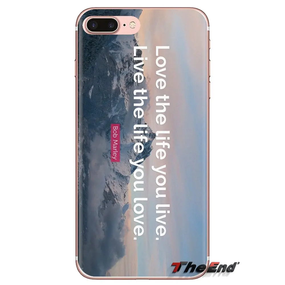 For LG G3 G4 Mini G5 G6 G7 Q6 Q7 Q8 Q9 V10 V20 V30 X Power 2 3 K10 K4 K8 2017 Ocean Live the Life You Love Silicone Shell Covers |