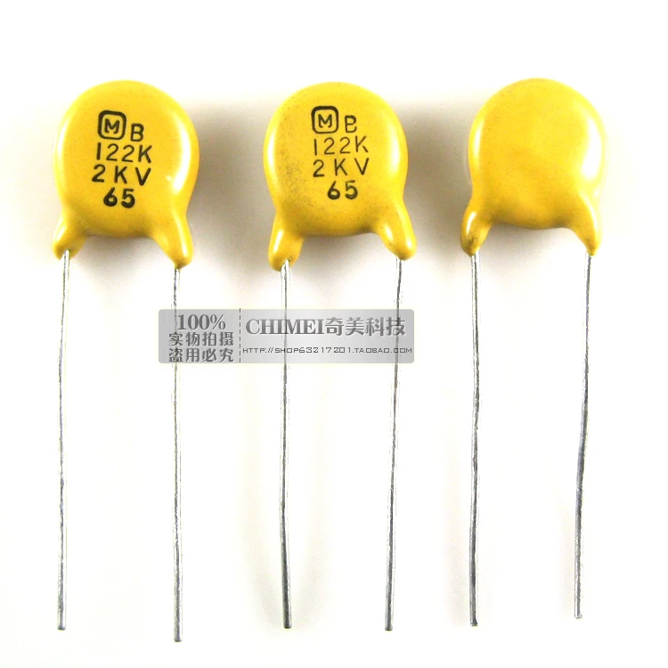 High voltage ceramic capacitors 2KV 122K disc commonly used in high applications | Электронные компоненты и