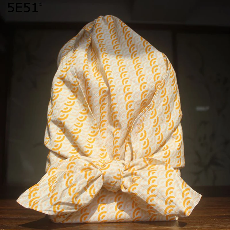 

Японский стиль скатерть платок furoshiki хлопок 100%/волнистый принт 70 см/много применений