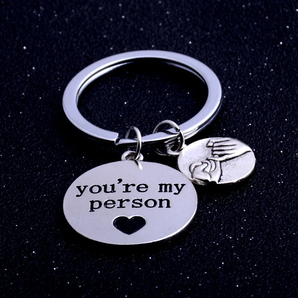 Брелок с надписью You're My Person Love Heart брелок для пар подарки ювелирных изделий |