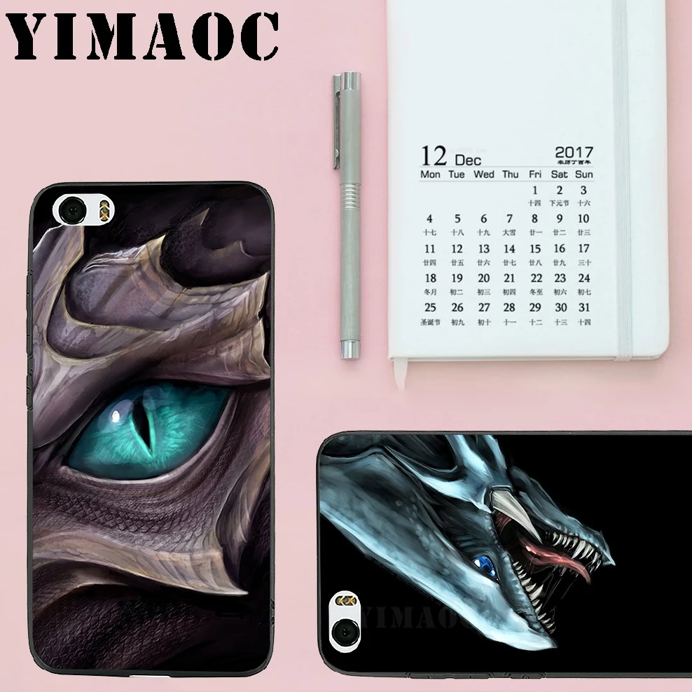 Мягкий силиконовый чехол YIMAOC Dragon Eye для Xiao mi Red 6 Note 4X 4A 5A 5 Plus A1 A2 Pro Lite 8 |