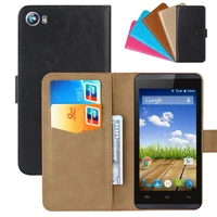 luxury wallet case for micromax canvas fire 3 a107 pu leather retro flip cover magnetic fashion cases strap