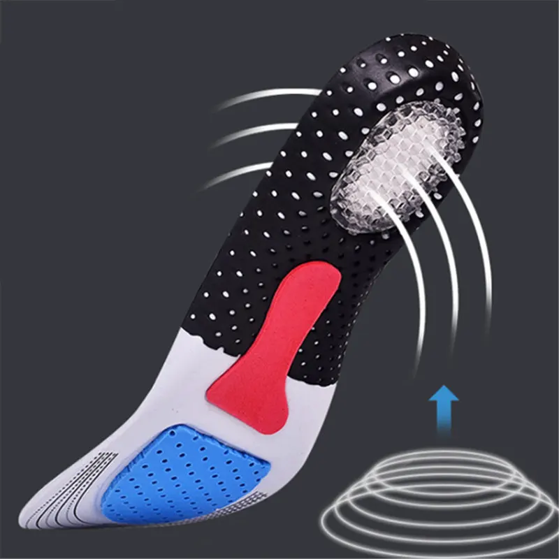 Silicone Shoe Insoles Free Size Men Women Orthotic Arch Support Sport Pad Soft Running Insert Cushion drop shipping | Обувь