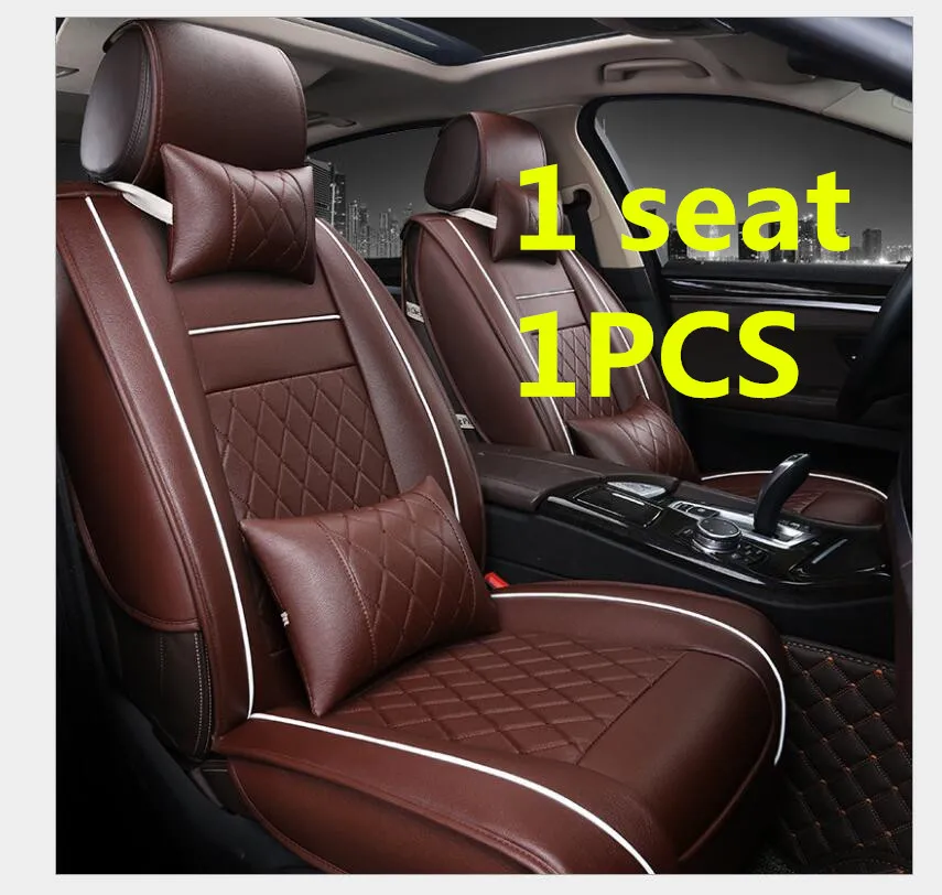 1pc Deluxe Edition Набор чехлов для автомобильных сидений для lada granta renault logan peugeot 206 geely emgrand ec7 ssangyong kyron защитное покрытие автомобильного сиденья - Название цвета: 1pc Deluxe Edition