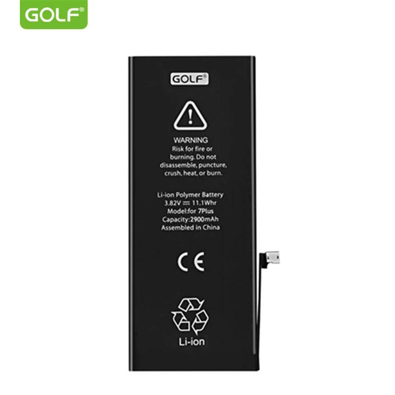 Оригинальный аккумулятор Golf для iPhone 7 Plus встроенный телефона 2900 мАч сменные