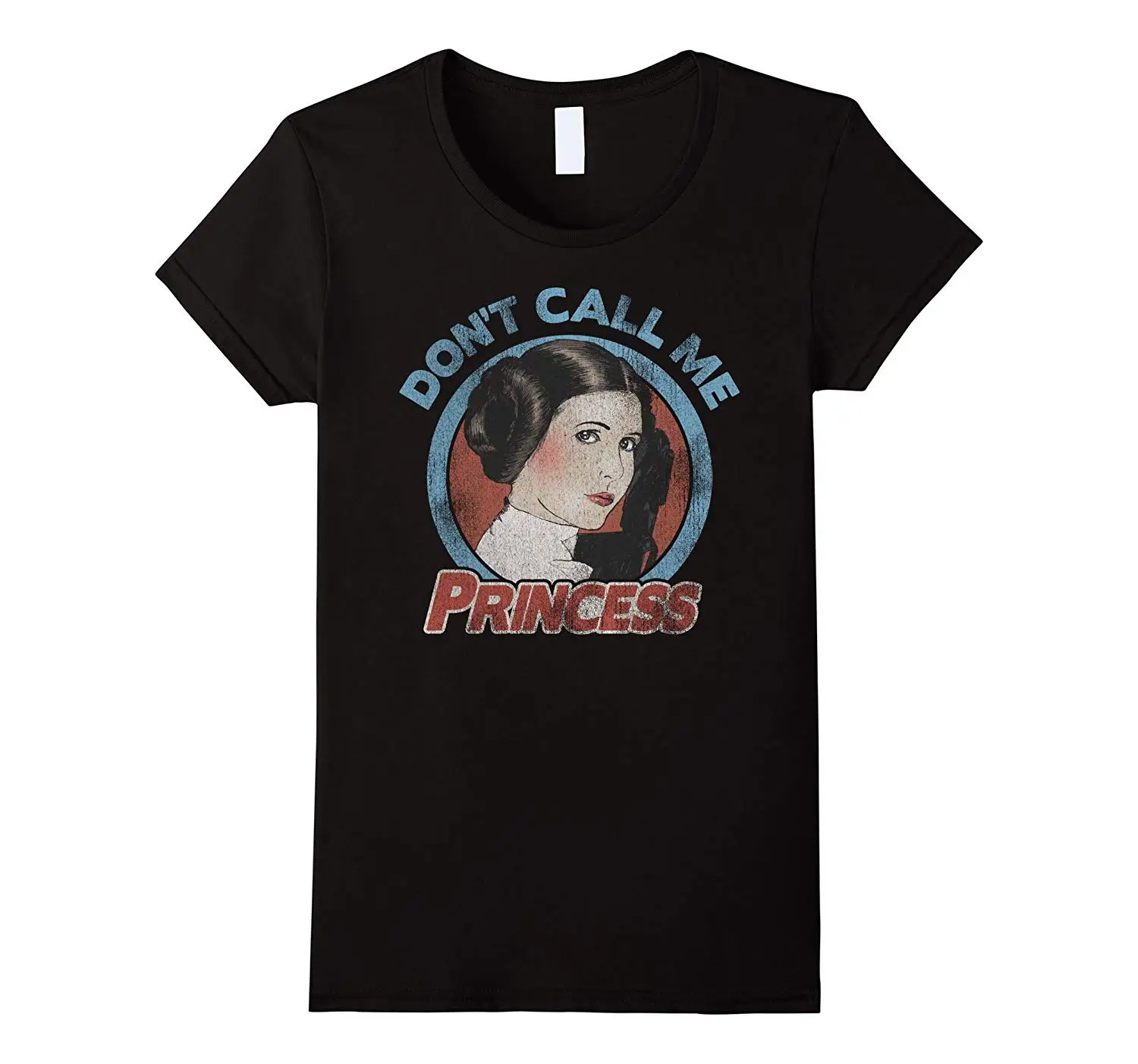 Звездные войны Leia Don't Call Me Princess Graphic футболка брендовая одежда Harajuku футболка женская брендовая одежда