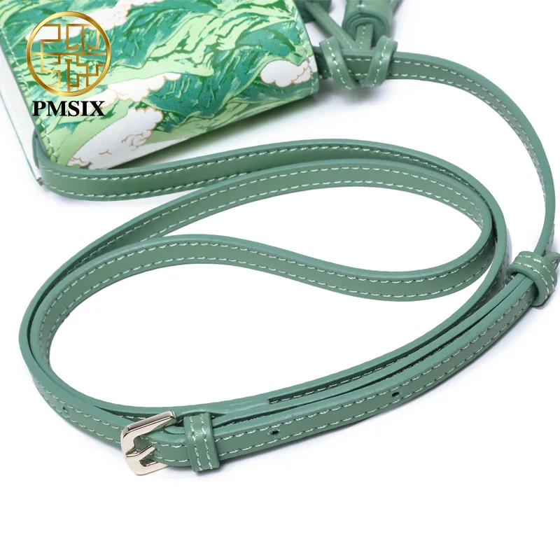 Pmsix 2020 Новый дизайнерский бренд известный в womens'bag печатная сумка через плечо из