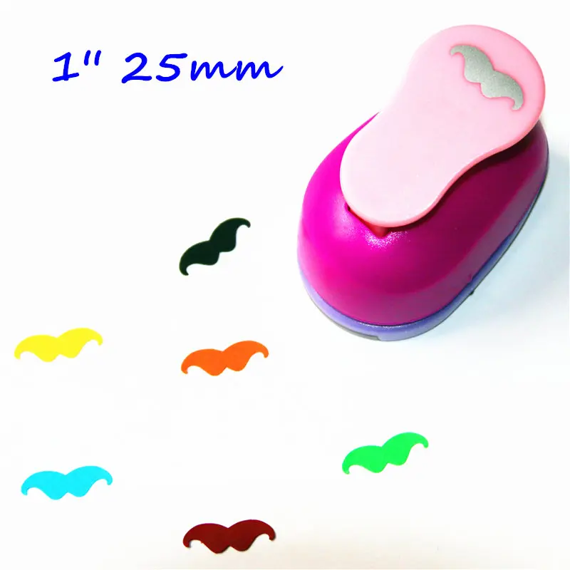 1 дюймов Борода Дизайн eva пенопластовые бумажные дырочки Скрапбукинг резак