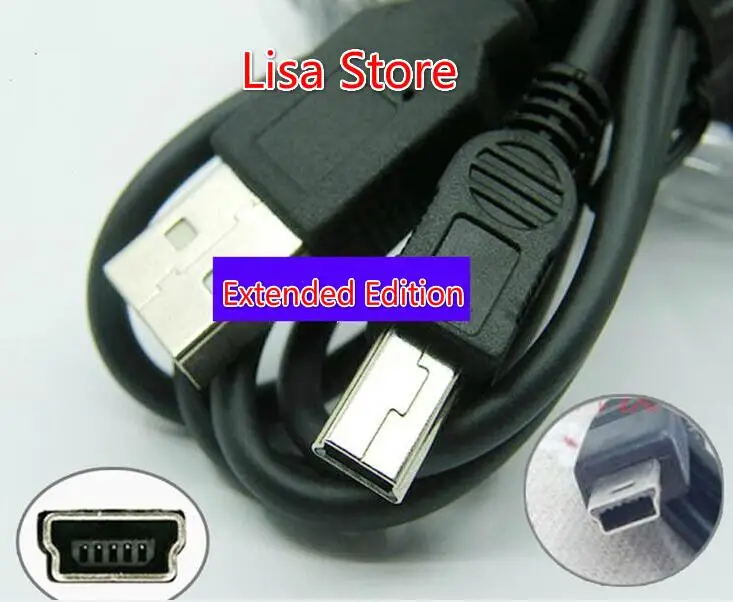 Бесплатная доставка DHL Mini USB 5 Pin Кабели для синхронизации данных и зарядного