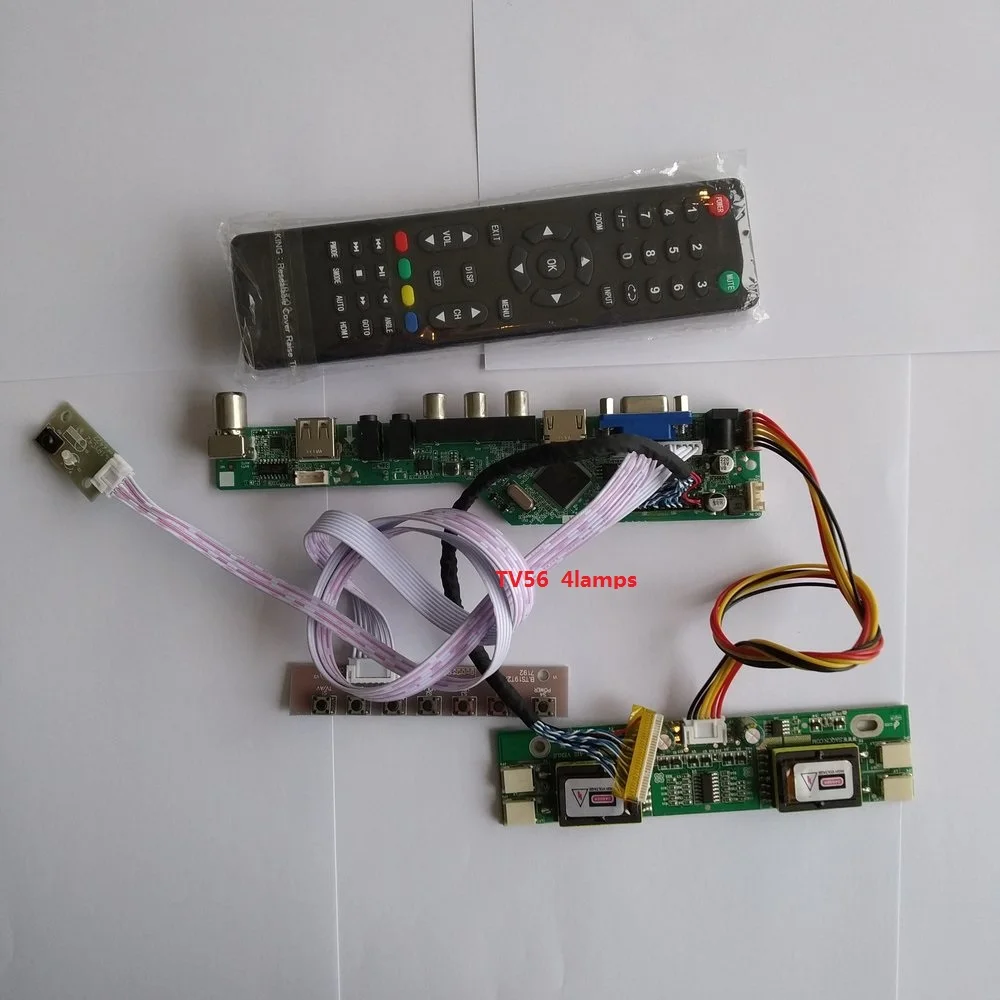Для LM201WE3 TLK3 VGA AV совместимому с HDMI ЖК дисплей плата контроллера комплект