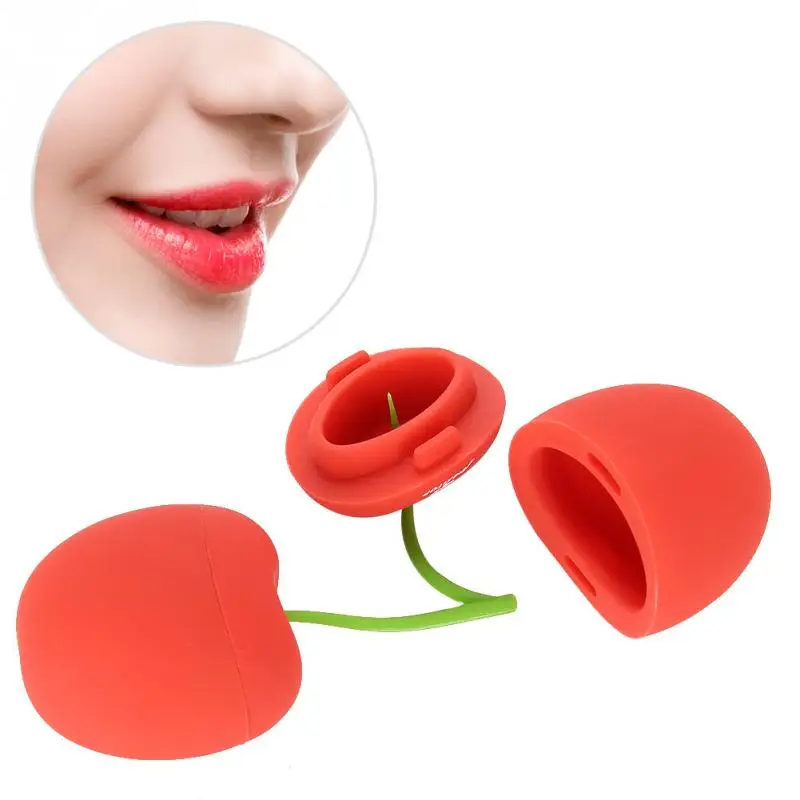 Lip Pump Plumper Enhancer Cherry-Shaped Device Sexy Full Lips Red Pout Fuller Suction Women Beauty Tool for Christmas Gift | Красота и