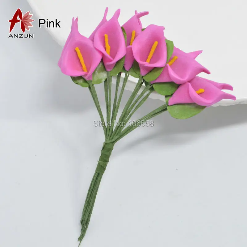 Искусственные цветы ручной работы букет из пены 12 шт. украшения для свадьбы