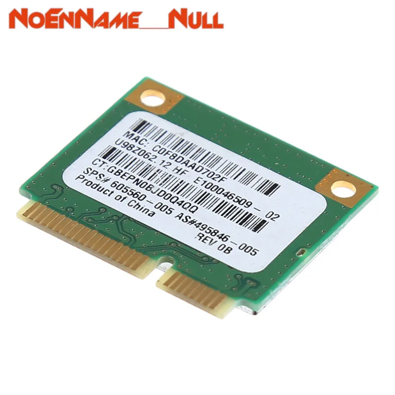 Сетевая карта wifi адаптер беспроводной 150 м 802.11b/G/N Половина мини PCI E для HP Atheros AR5B95