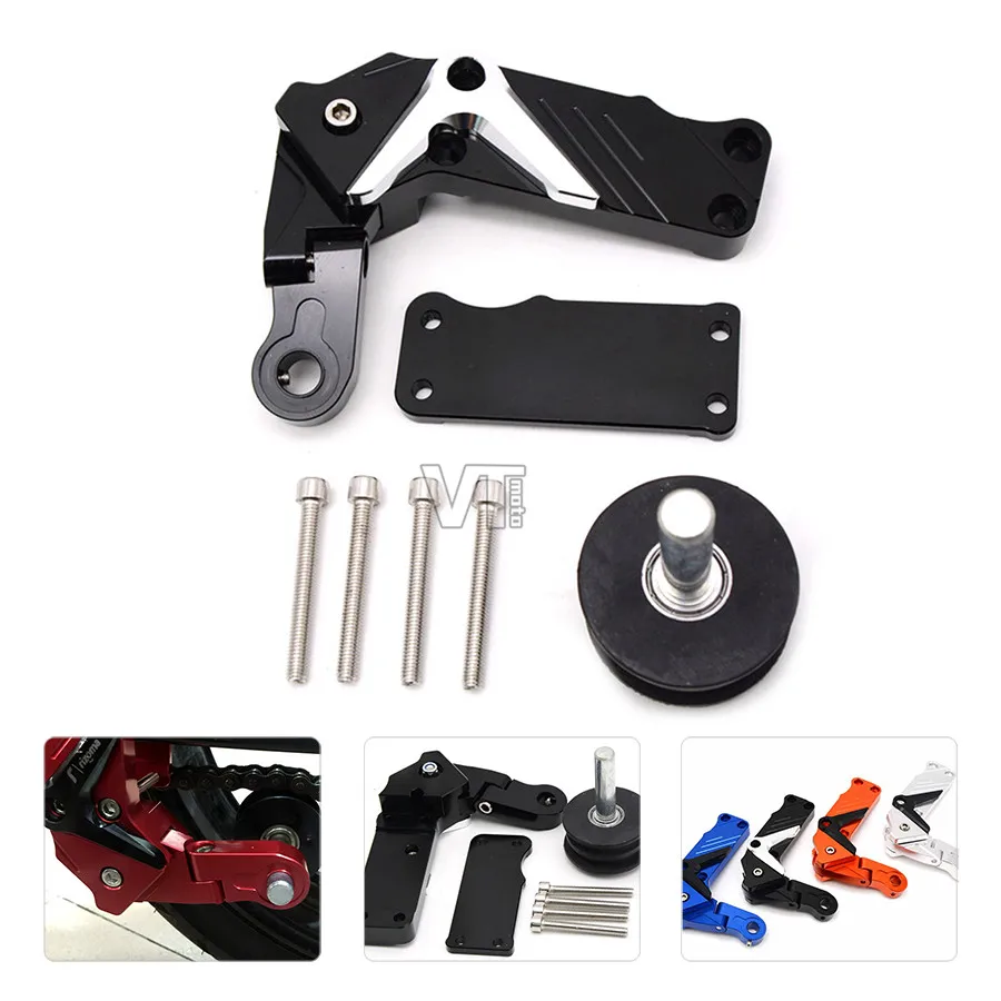 Универсальный Мотоциклов Мотоцикл ЧПУ Сеть adjuster Tensioner For Ducati Kawasaki Триумф Победы