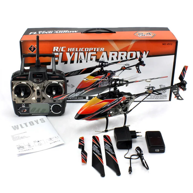 Высококачественный WLtoys V912 большой 52 см 2 4 ГГц 4Ch пульт дистанционного управления