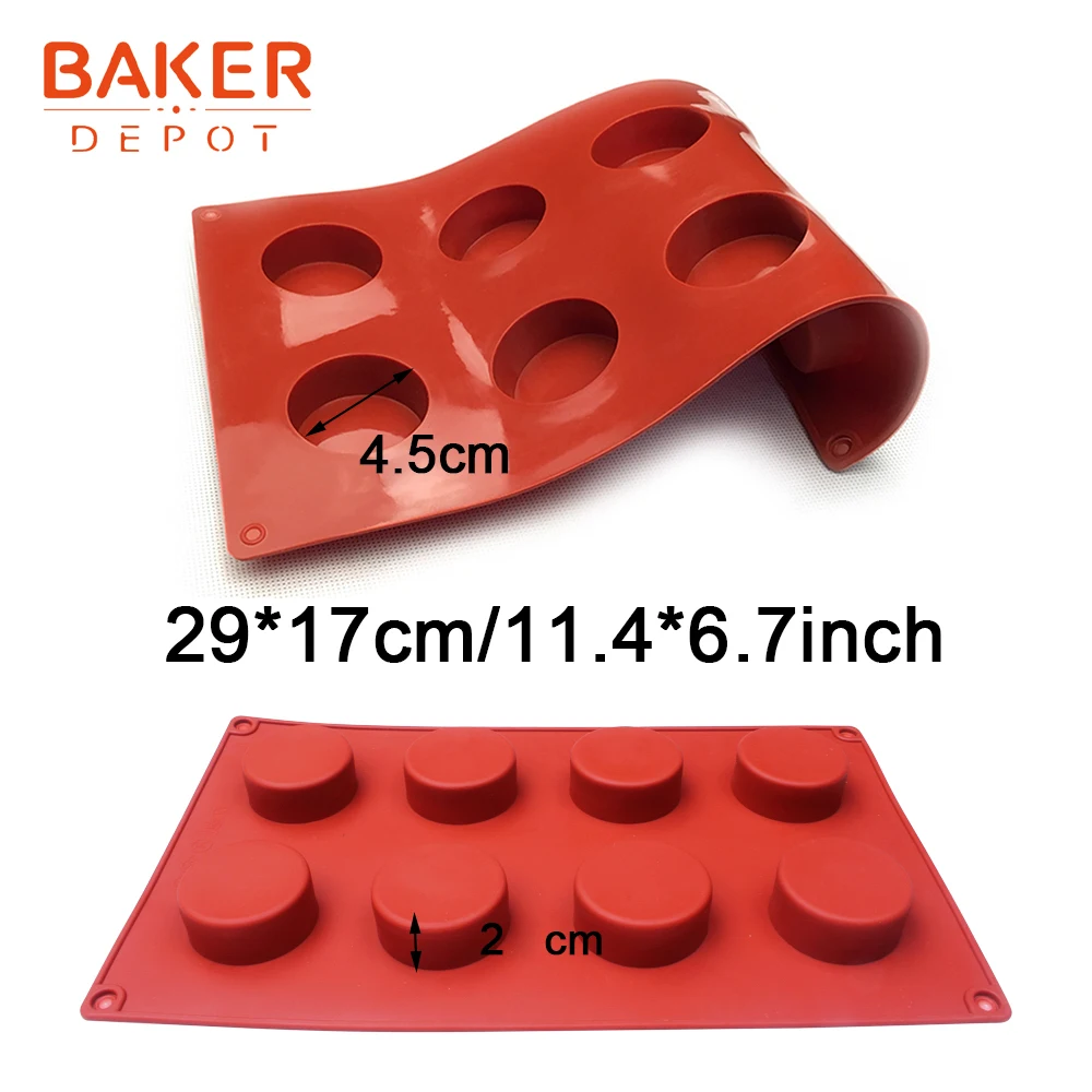 BAKER DEPOT силиконовая форма для пудинг jello круглая выпечки торта льда мыла хлеба