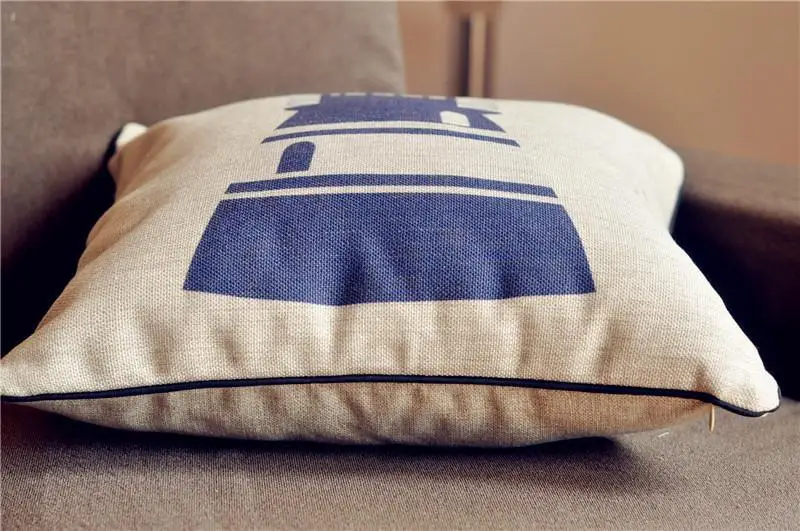 Чехол на подушку с голубым морским маяком льняной поясная подушка для автомобиля