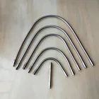 Горячие M10 светодиодные гибкие держатели для гибких светодиодных ламп M10 штекер + гнездо хромированный металлический шланг универсальные мягкие трубки металлические змеевидные трубки DIY