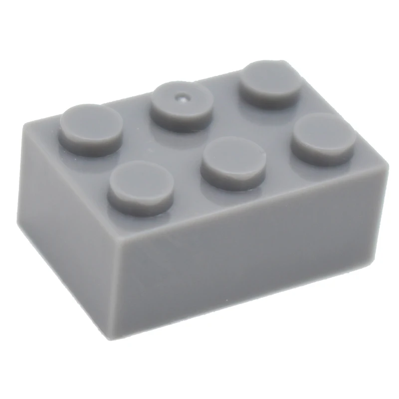 Dark grey Moc креативный Кирпич 2x3 3002 Сделай Сам основы, Обучающие строительные блоки, комплекты деталей, совместимые сборные частицы, игрушки для детей - Цвет: Dark grey