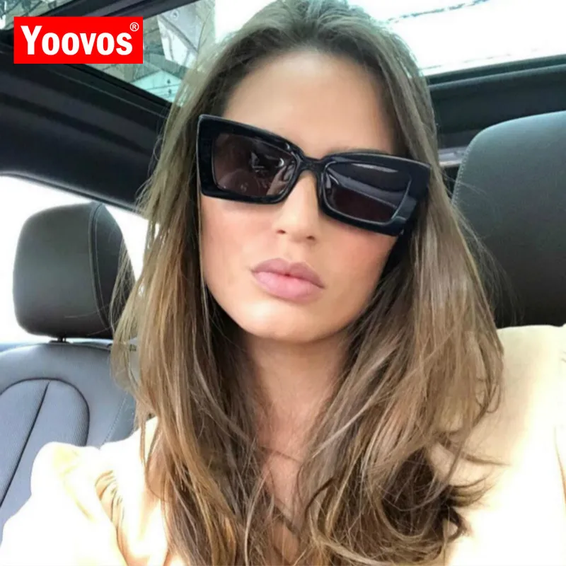 Классические солнцезащитные очки Yoovos 2021 женские винтажные уличные ретро для