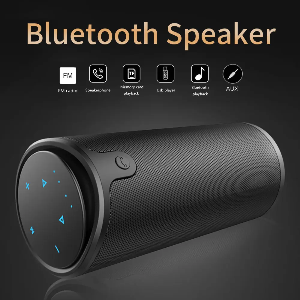 HiFi 3D стерео Bluetooth динамик 15H музыка Smart Touch управление BT 4 0 беспроводной