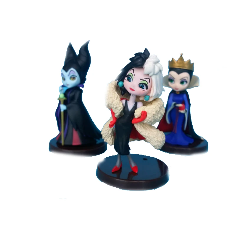 3 шт./компл. Disney малефисент Кукла Принцесса Кун ПВХ экшн-фигурка игрушка подарок