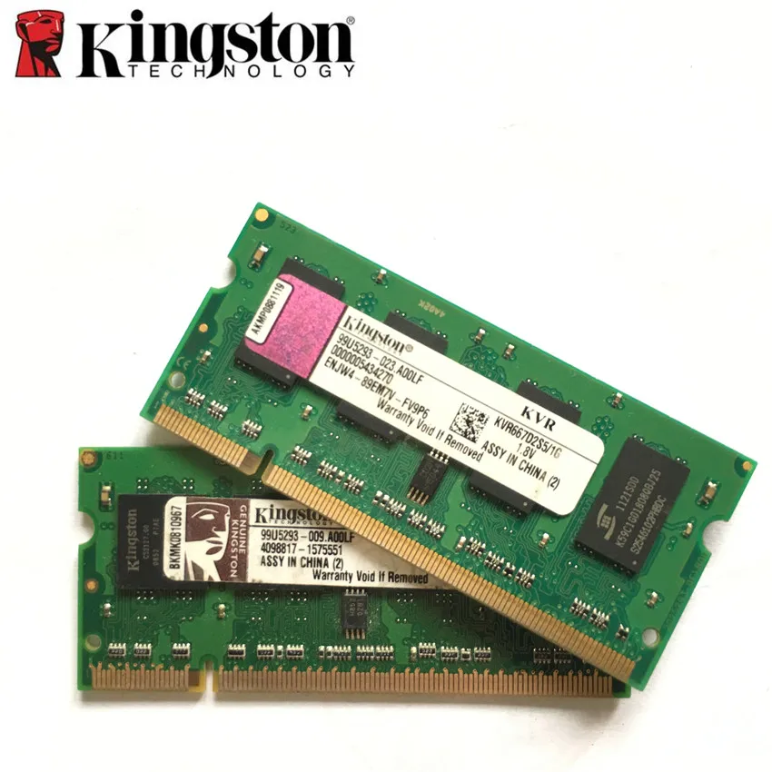 Оперативная память для ноутбука Kingston 1 ГБ 2 Гб 667 МГц SODIMM DDR2 МГц|sodimm ddr2|laptop memoryddr2 laptop