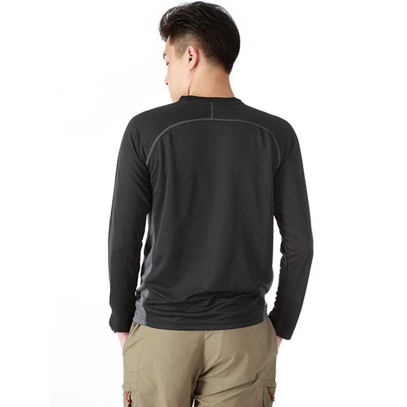 CAXA быстросохнущая дышащая футболка с защитой от катышков уличная спортивная