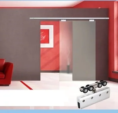 

Zinc alloy Glass Hanging Wheels 80KG Glass Sliding Door Rollers Bedroom Meeting Room Wardrobe Door Roller Wheels