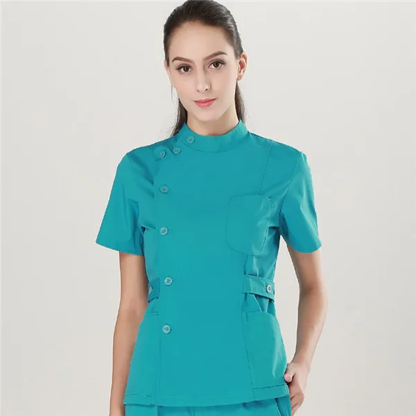Women Suits 7 Женская и мужская медицинская одежда Летний Игровой Набор доктора Скраб Униформа медсестры Больничная одежда лабораторная рабочая одежда топ и брюки Дешевые Костюмы - Цвет: Women Suits 7