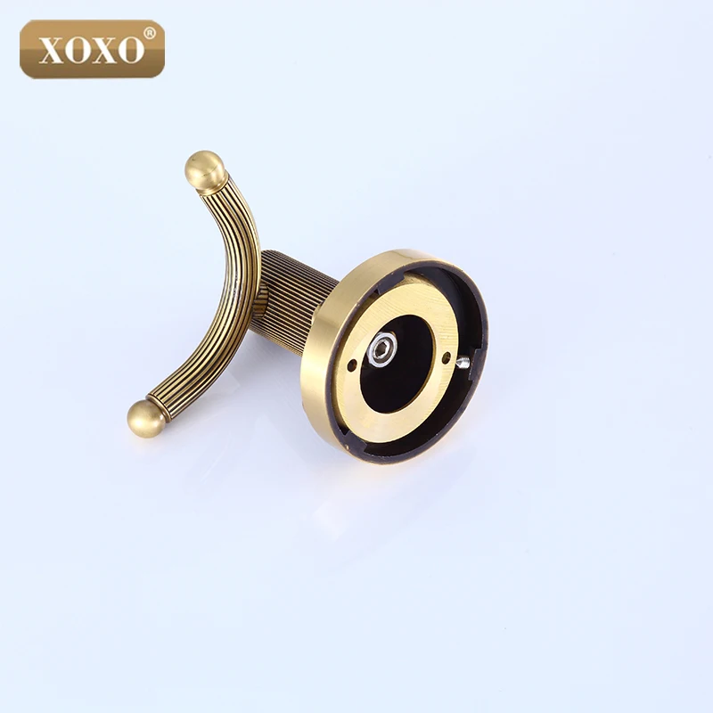 XOXO твердая латунная Классическая вешалка для одежды резная Античная бронзовая