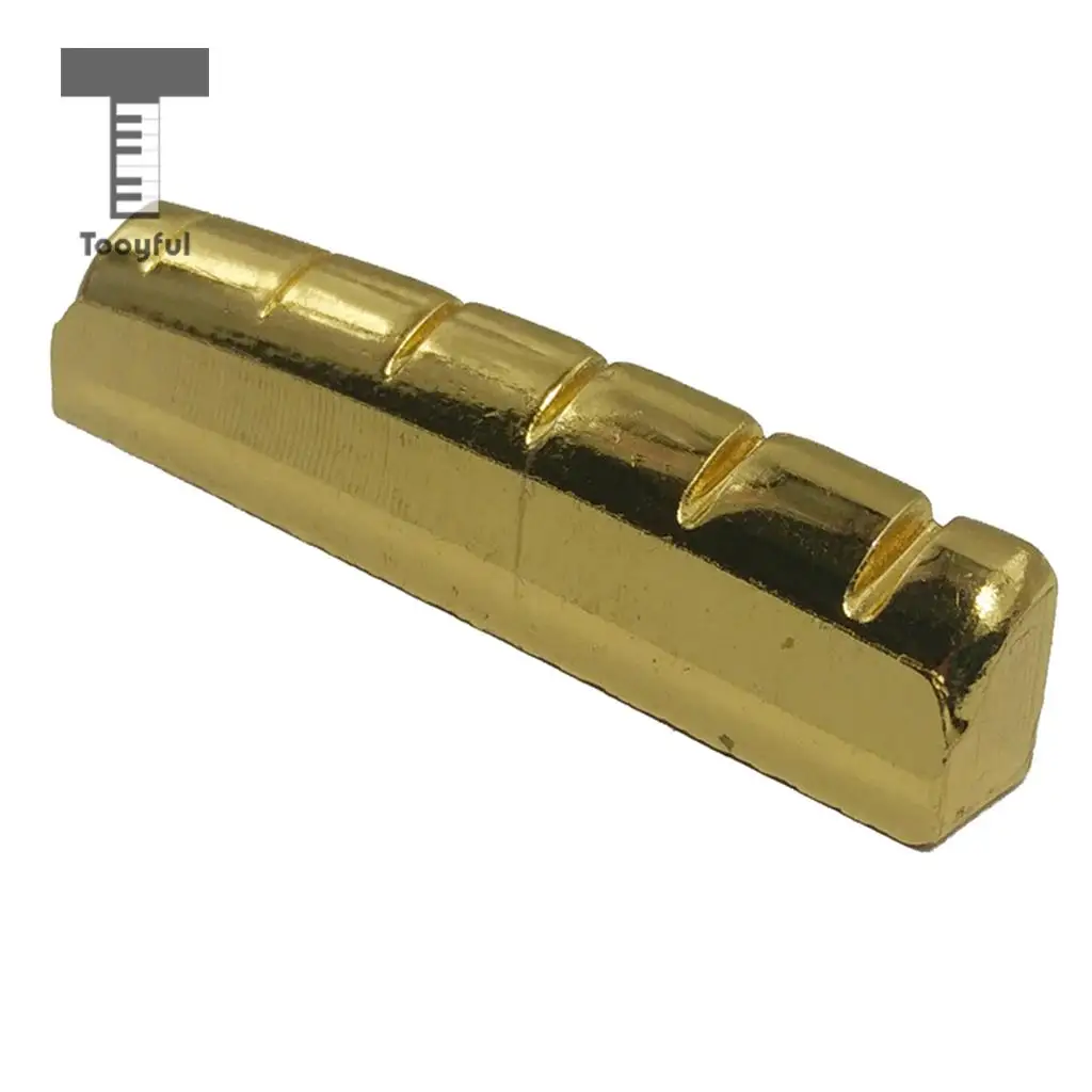 Tooyful латунные мостовые штифты Peg Saddle Nut Набор для 6-струнных аксессуаров