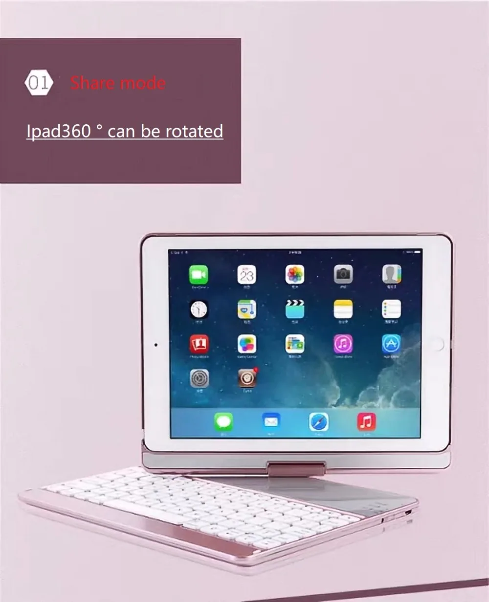 Для iPad 2017 Air1 Air 2 Apple планшет подставки и Bluetooth клавиатура Pro 9 7-дюймовый общий