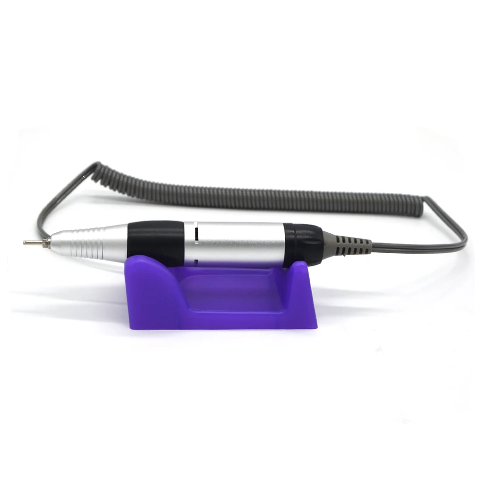 Черные инструменты для ногтей, электрический сверлильный станок для ногтей 35000 об/мин, оборудование для дизайна ногтей, маникюрный набор, пилочка для ногтей, сверло, шлифовальная лента, аксессуар