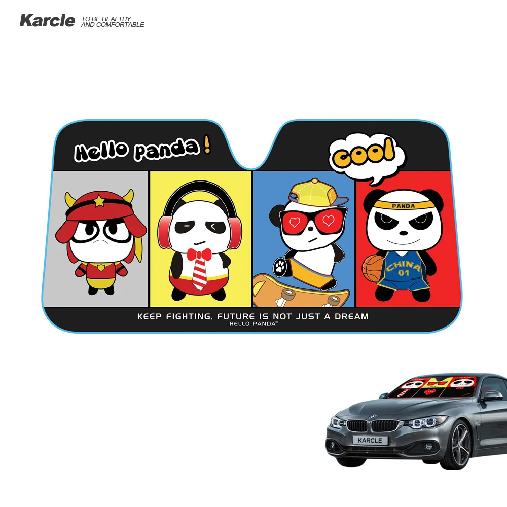 Универсальный солнцезащитный козырек Karcle двухслойная утолщенная Крышка для